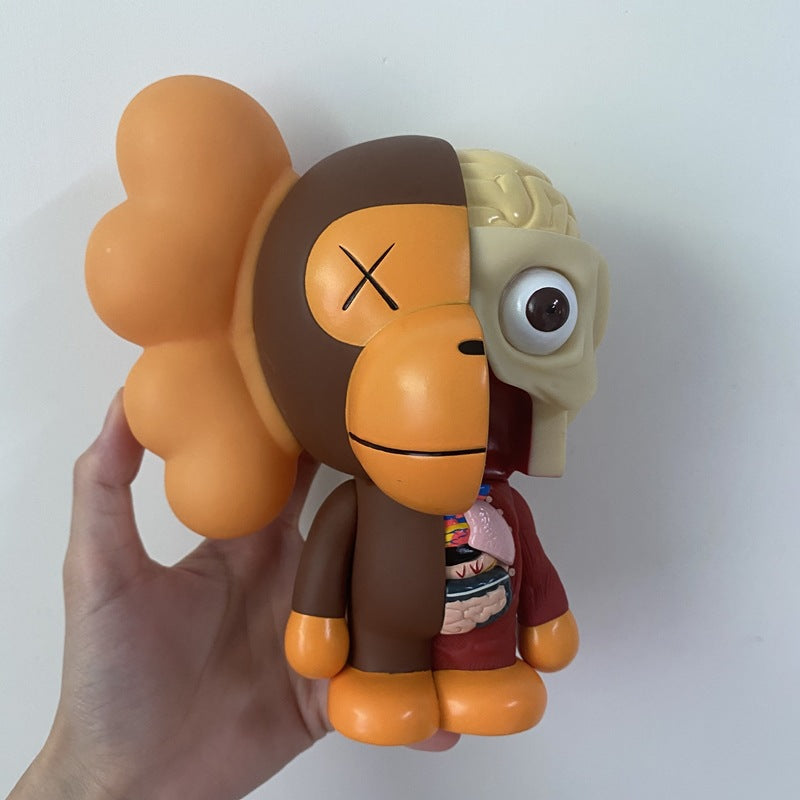 Kaws Sesame Street Doll Living Room High end Light Luxury Trendy Play Violent Bear Desktop Ornament Handmade Cartoon Home Gift - Korvel