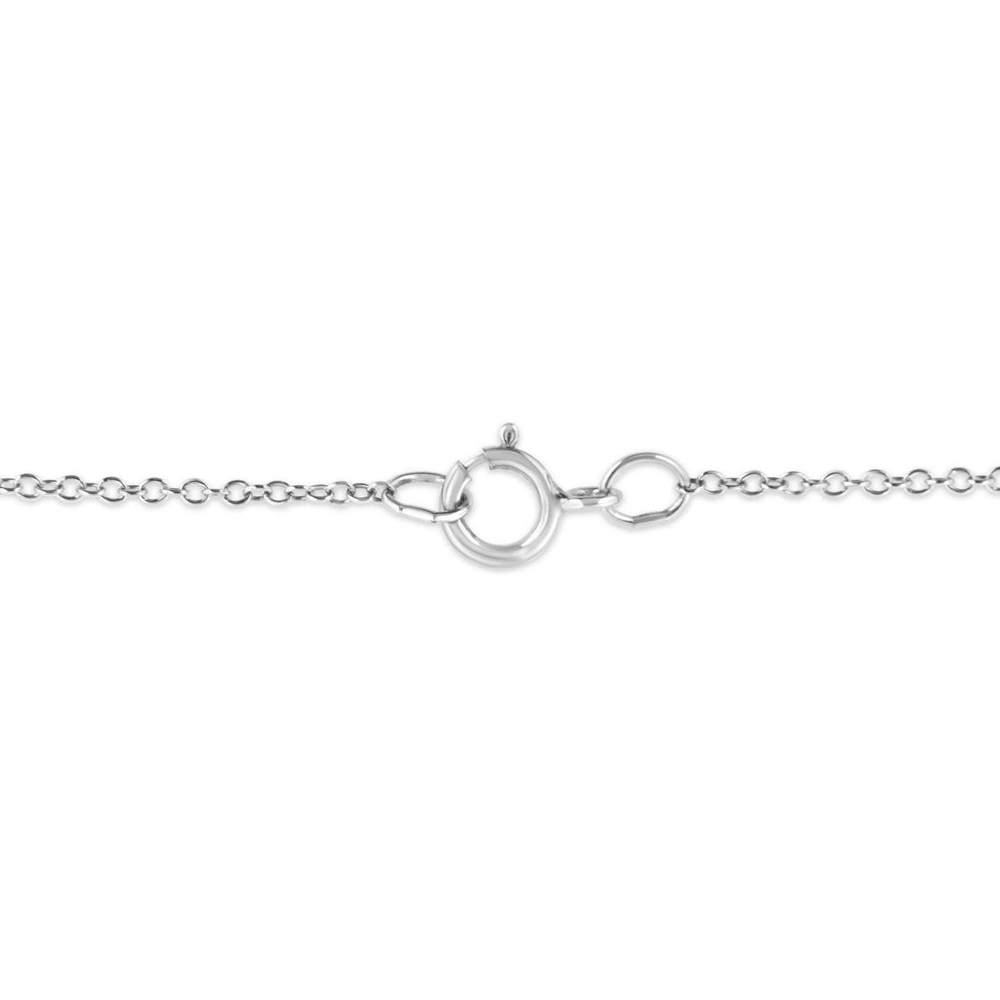 Collar de Pendiente de Cruz con Diamantes en Acero Inoxidable .925