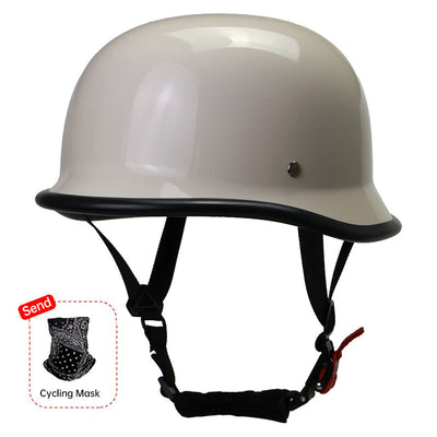 Half-Face Motorcycle Helmet for Cycling, with ECE and DOT Certifications. Made of ABS Material, Suitable for Men and Women. - Korvel