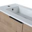 Bathroom Vanity with Sink 22 Inch for Small Bathroom,Floating Bathroom Vanity with Soft Close Door,Small Bathroom Vanity with Sink, 22x13 (KD-Packing) - Korvel