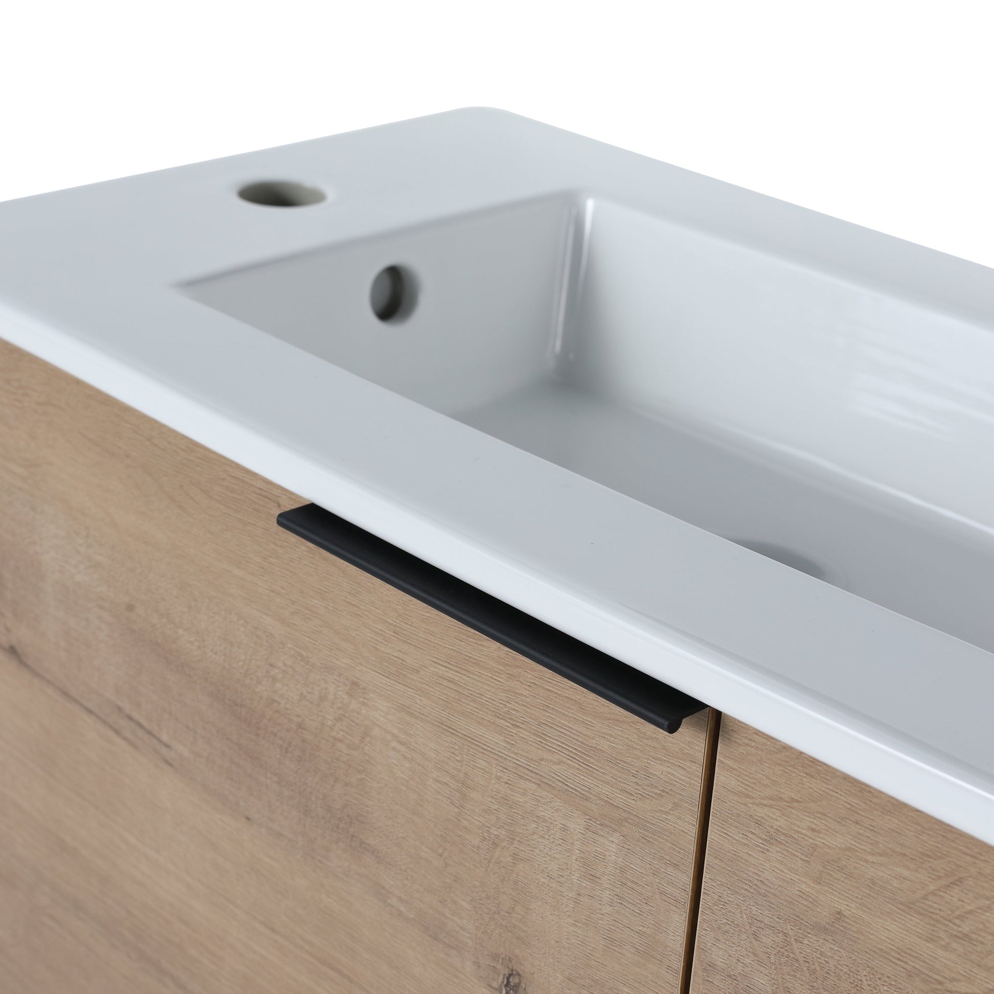 Bathroom Vanity with Sink 22 Inch for Small Bathroom,Floating Bathroom Vanity with Soft Close Door,Small Bathroom Vanity with Sink, 22x13 (KD-Packing) - Korvel