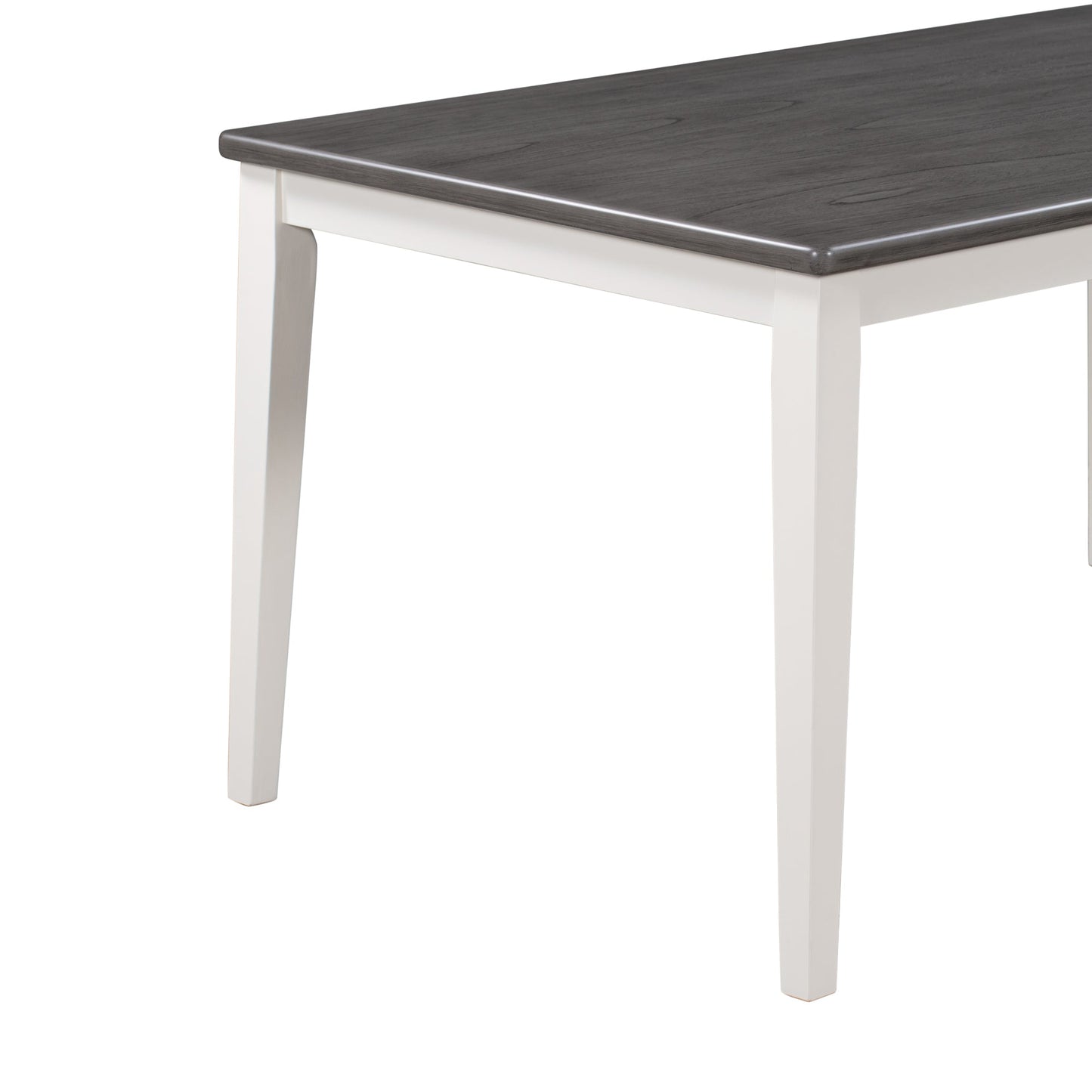 Ensemble de salle à manger TREXM Classic 6 pièces - Blanc et gris