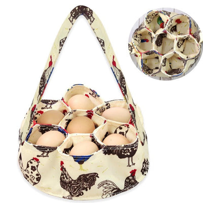 Egg Collection Basket Egg Collection Basket 7 Bags Chicken Mother Chicken Duck Goose Egg Housewife Farm Garden - Korvel
