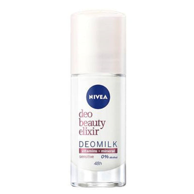Nivea Deo Beauty Elixir Deomilk Sensitive Roll-on Antiperspirant 40ml