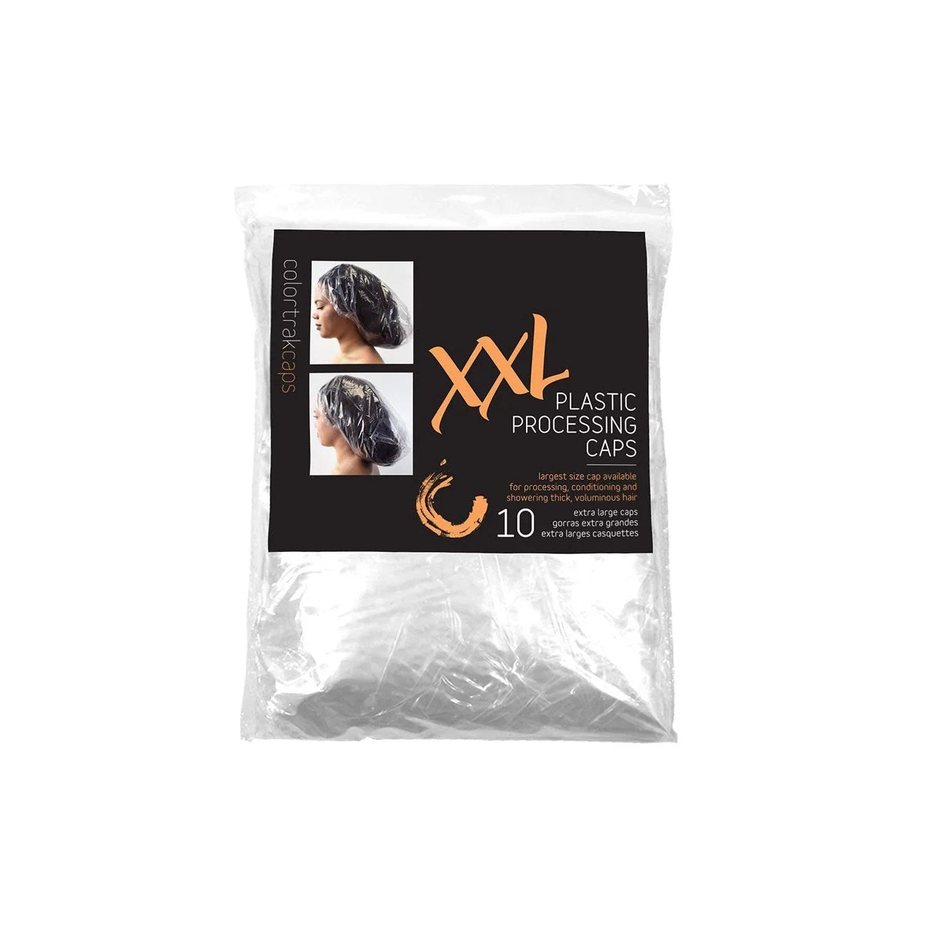 Colortrak Gorras de Procesamiento Desechables Transparentes - Paquete de 10