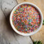 Vibrant Large Crystal Sugar Edible Cake Toppings - 10 Colors