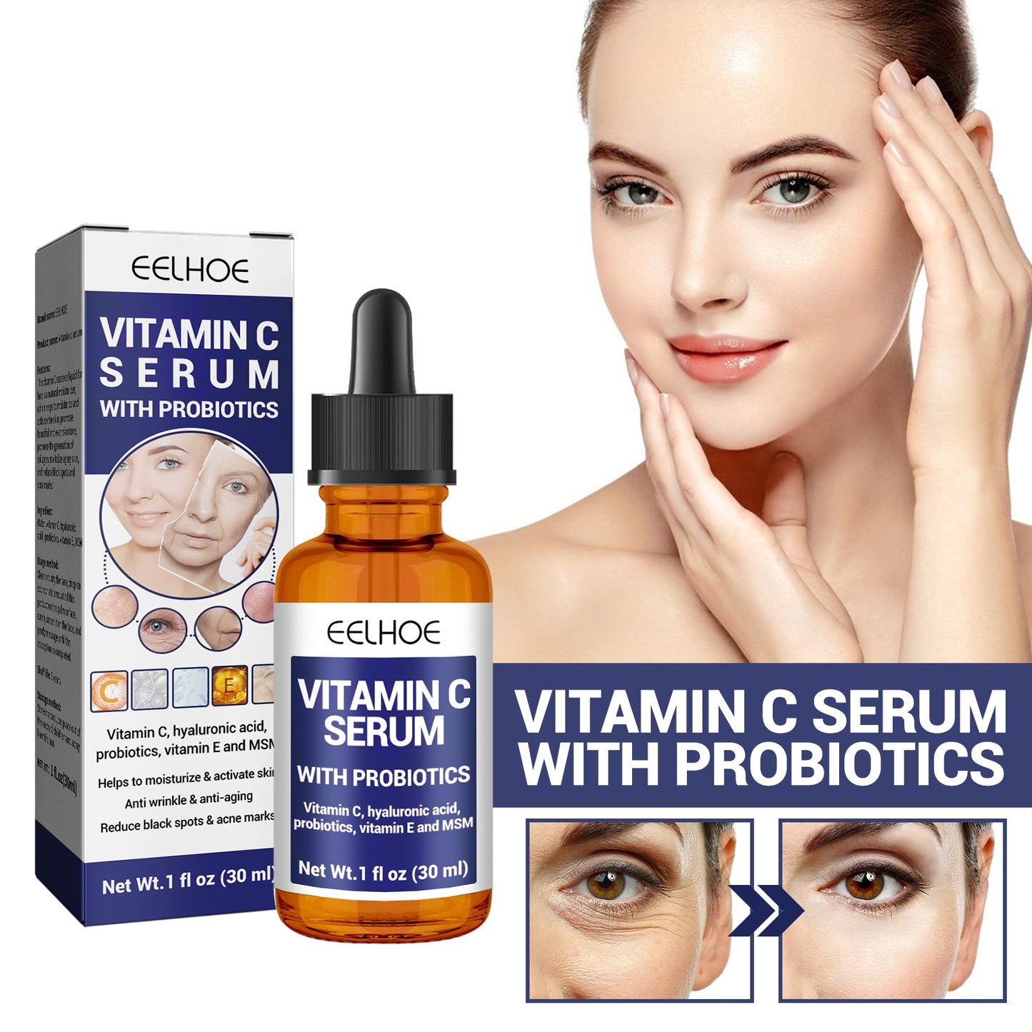 Essence de visage au vitamine C premium pour une peau radieuse