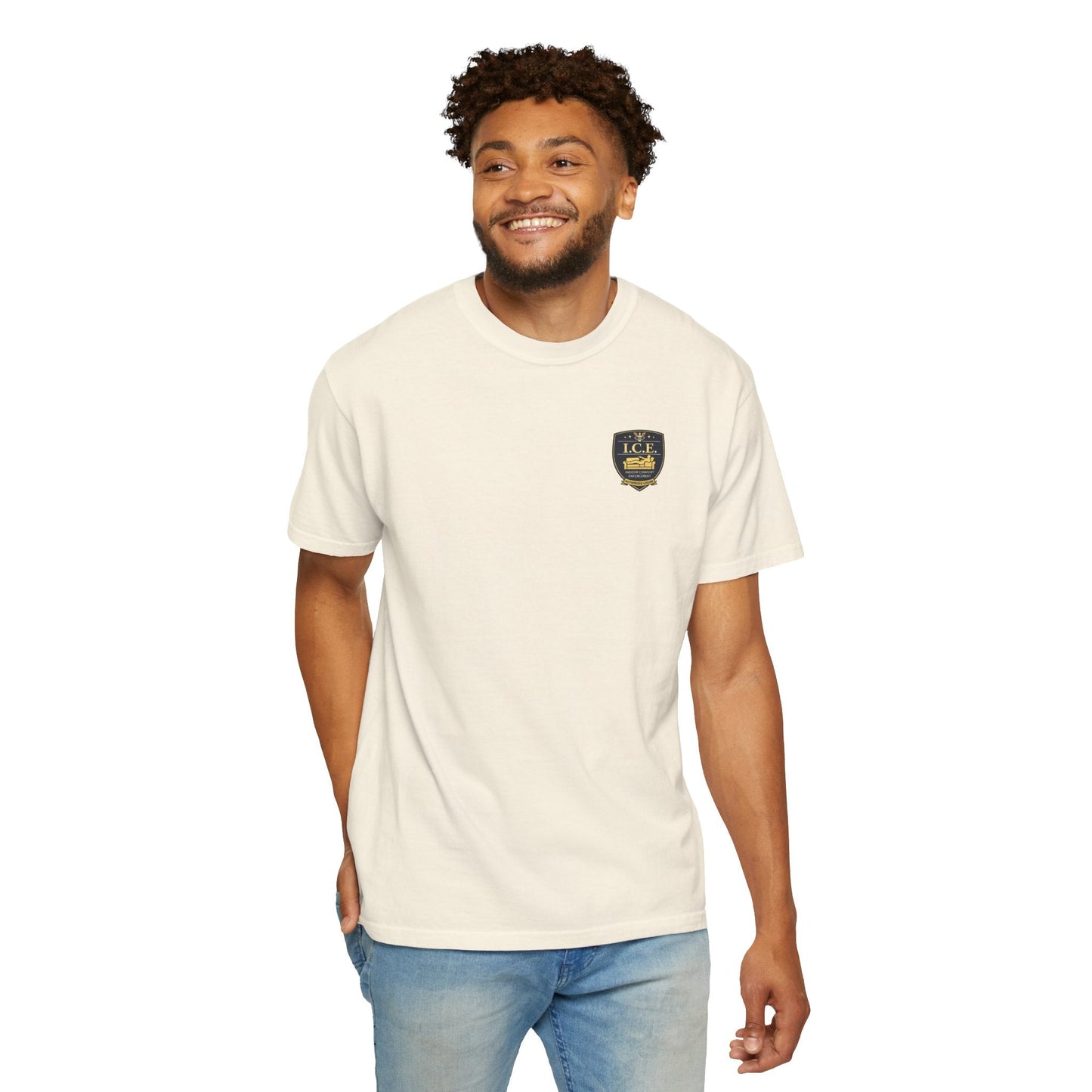 I.C.E. Badge T-Shirt | Institute of Cozy Excellence Tee