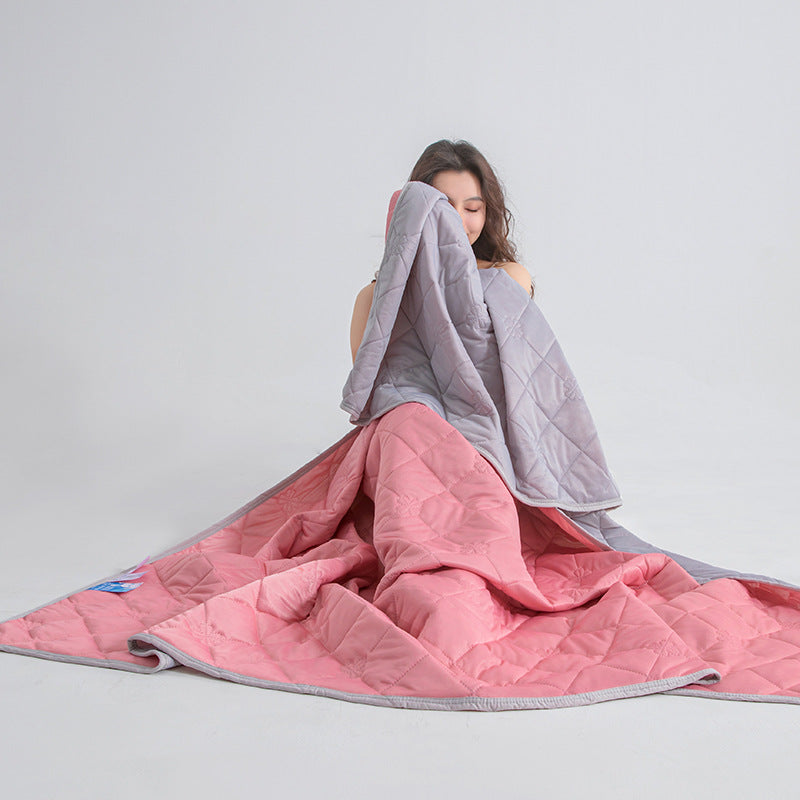 Grade A Cooling Blanket: Soft, breathable, king/queen size, summer lightweight cool comforter. - Korvel