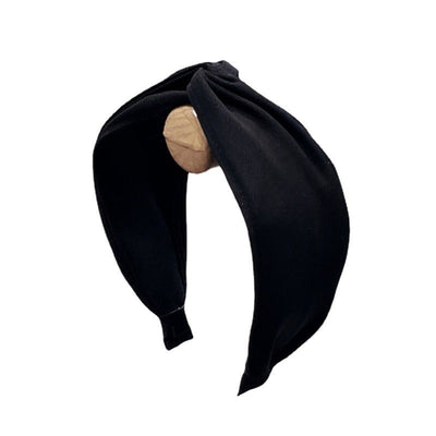 Fashionable fabric cross bow headband - Korvel