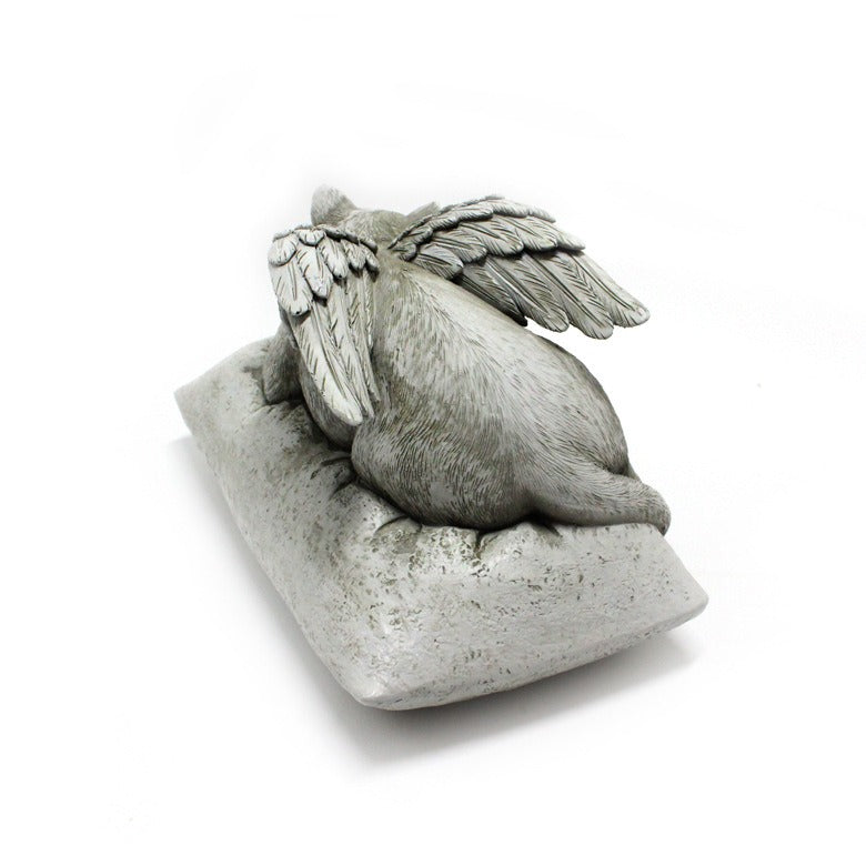 Angel cat and dog ornaments resin pet tombstone commemorative stone garden animal statue - Korvel
