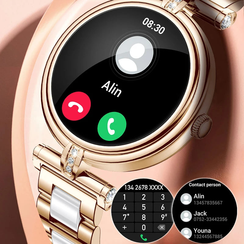 Montre intelligente AK62 pour femmes - Écran HD de 1,09 pouce