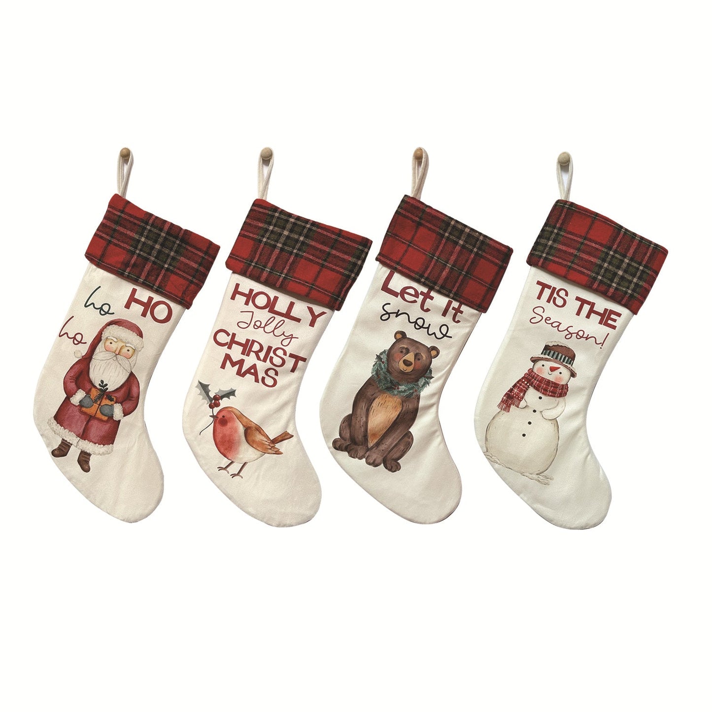 Christmas Socks Gift Bags Christmas Decorations Christmas Socks Gifts Candy Socks - Korvel