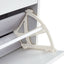 Shoe Cabinet , Shoe storage shelves, metal leg, White - Korvel