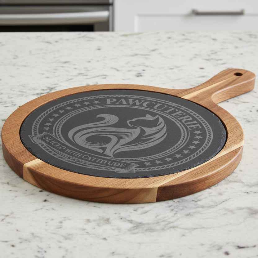 Tabla de Charcutería Grabada Pawcuterie – Cortada con Actitud