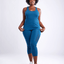 JupiterGear Women's Long Sports Tank Top with Mesh Panels