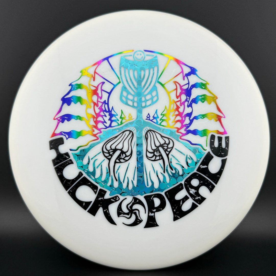 Soft Neo Spore - Huk Lab Peace Triple Foil Stamp Disc