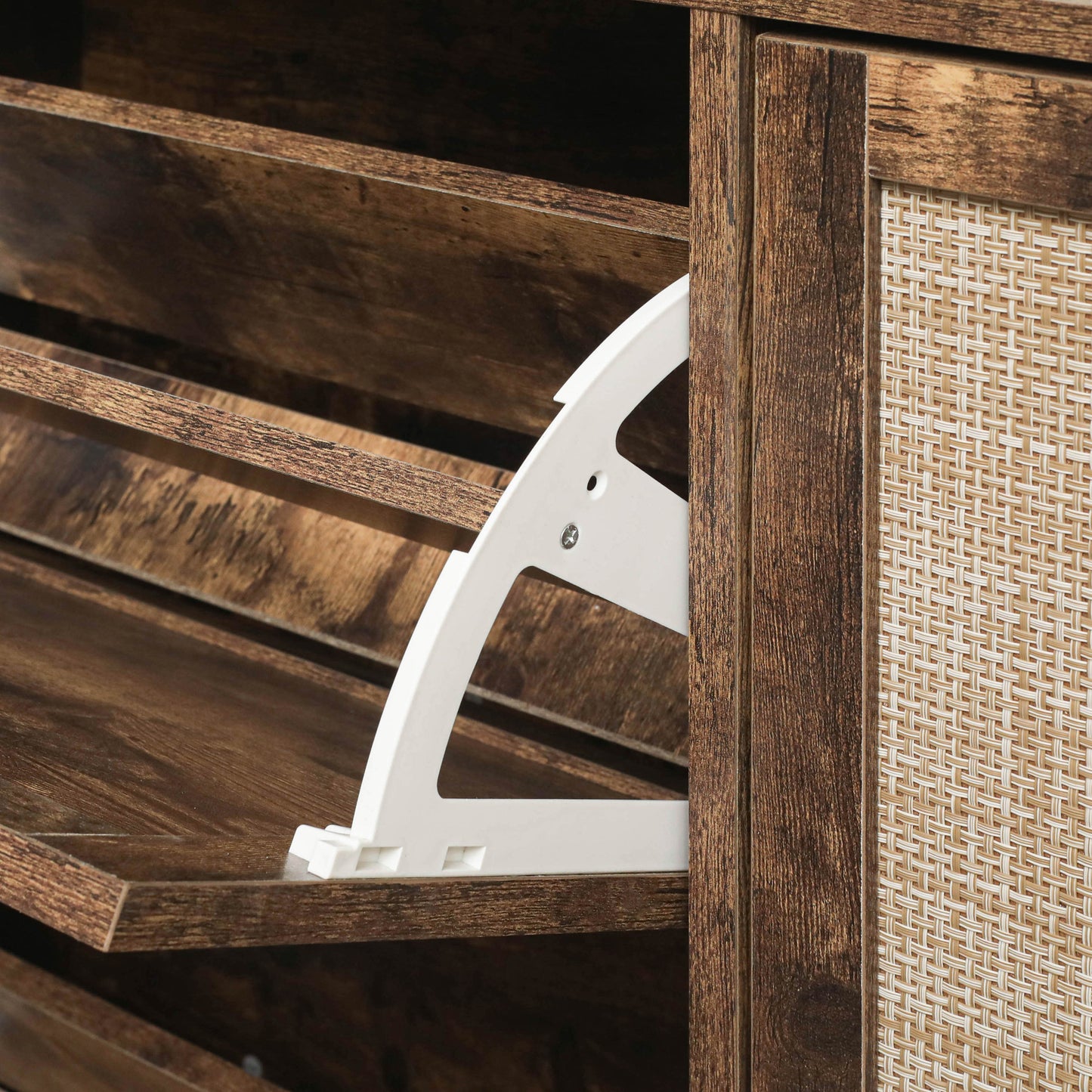 4-Door Freestanding Modern Shoe Rack for Entryway
