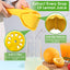 Premium Manual Lemon Squeezer with Fold Flat Design