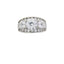 Genuine Cubic Zirconium CZ Sterling Silver Engagement Ring