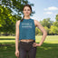 Stable Instability Epilepsy Awareness Crop Tank - Purple Ribbon