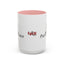 Purrseverance Accent Coffee Mug - Stylish & Functional