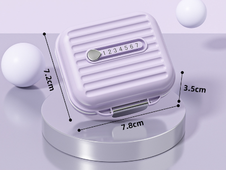 Boîte de Rappel Médical Mini Portable pour Rangement à Domicile