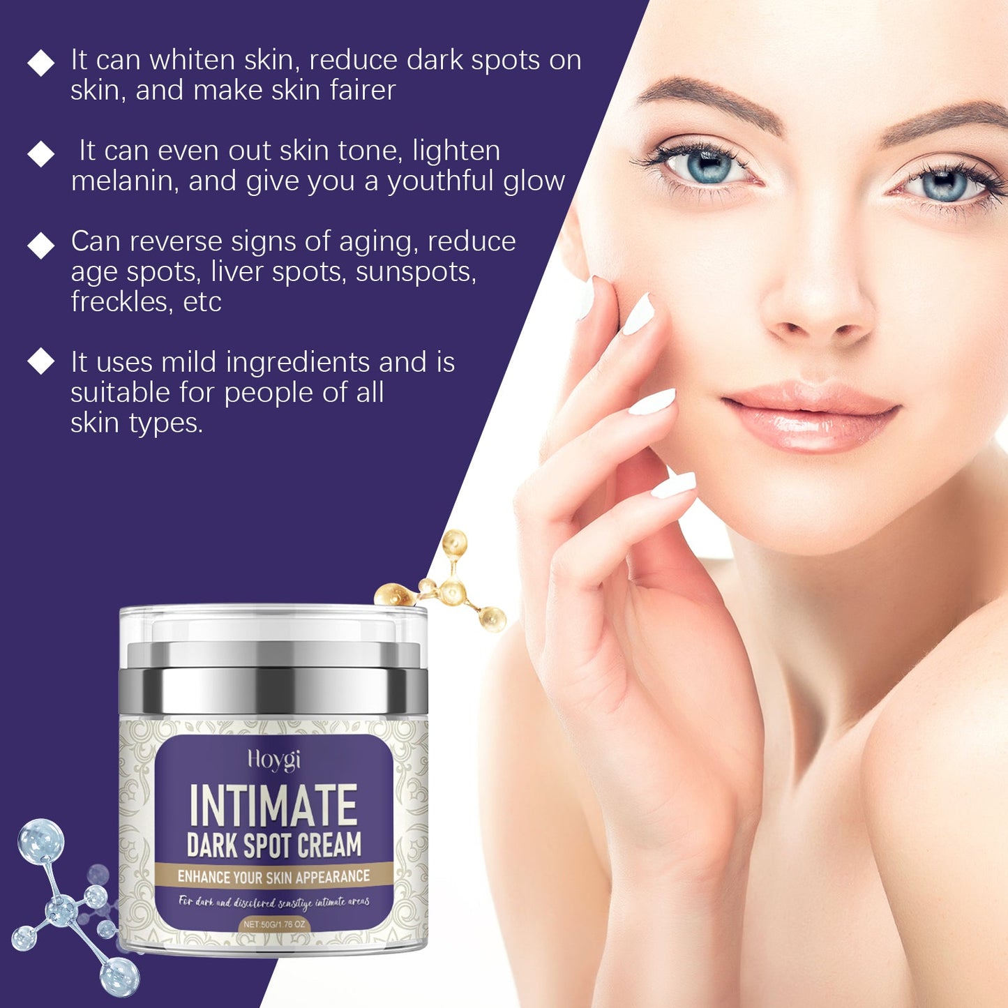 Crème Réparatrice Faciale Premium pour Hydratation et Restauration de la Peau