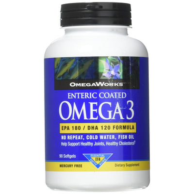 OmegaWorks Omega-3 Premium Geles Blandos - 90 Contenido