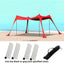 Family beach tent, large pop-up parasol, beach shelter, sun shade. Stable poles with portable carry bag. Outdoor shade. - Korvel