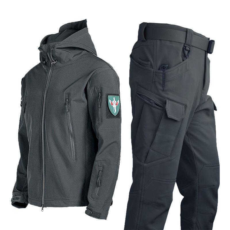 Chaqueta deportiva de concha suave de piel de tiburón para hombre