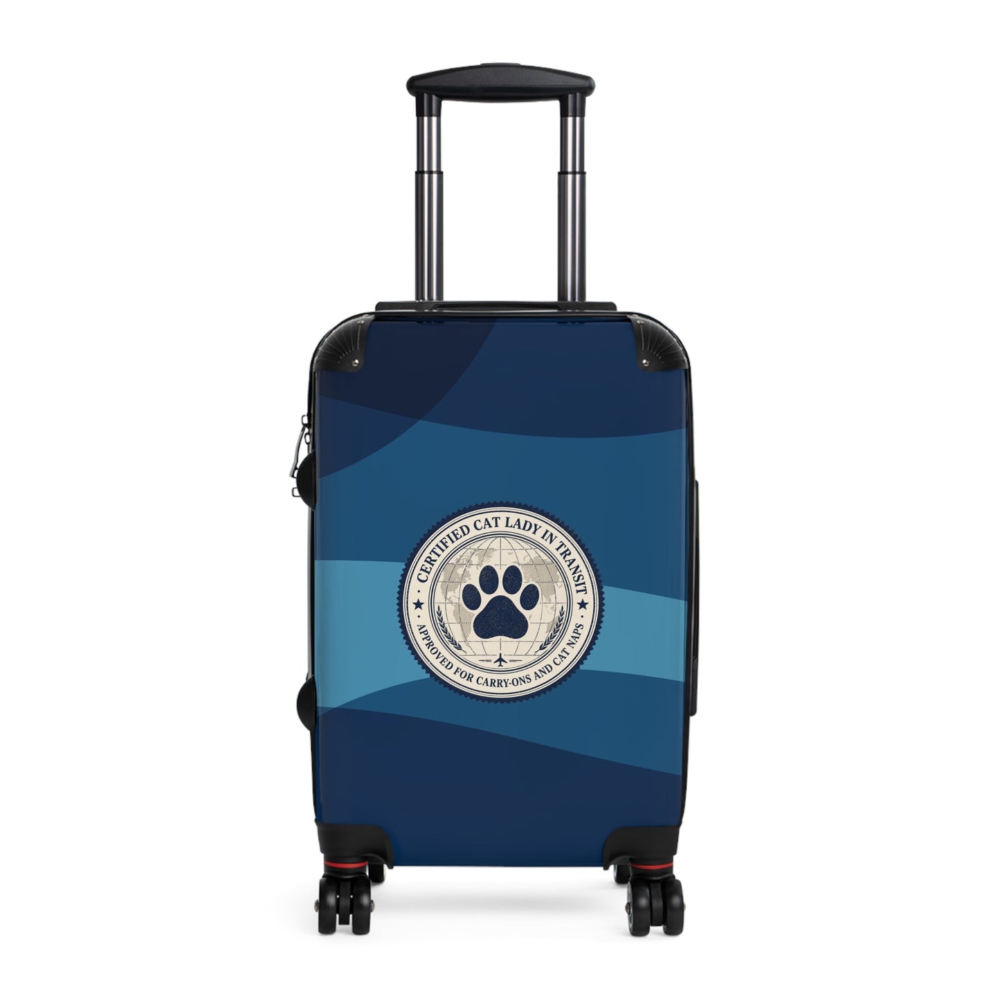 Valise rigide Certifiée Amoureuse des Chats en Transit