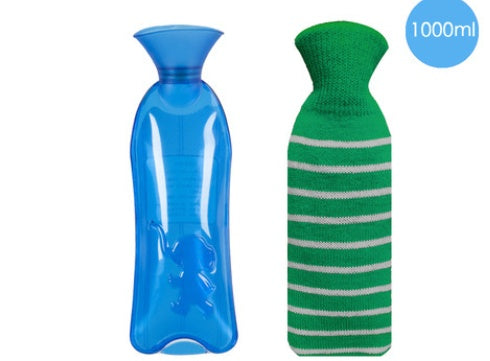 Botella de Agua Caliente de Silicona - Calentador de Manos Elegante para la Comodidad