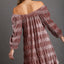 Robe Mini en Velours Off-Shoulder Élégante avec Manches Bouffantes
