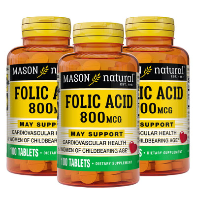 Mason Natural Acide Folique 800 Mcg Comprimés