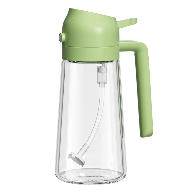 Oil spray bottle glass household kitchen leak proof oil bottle atomized mist filled edible oil container - Korvel