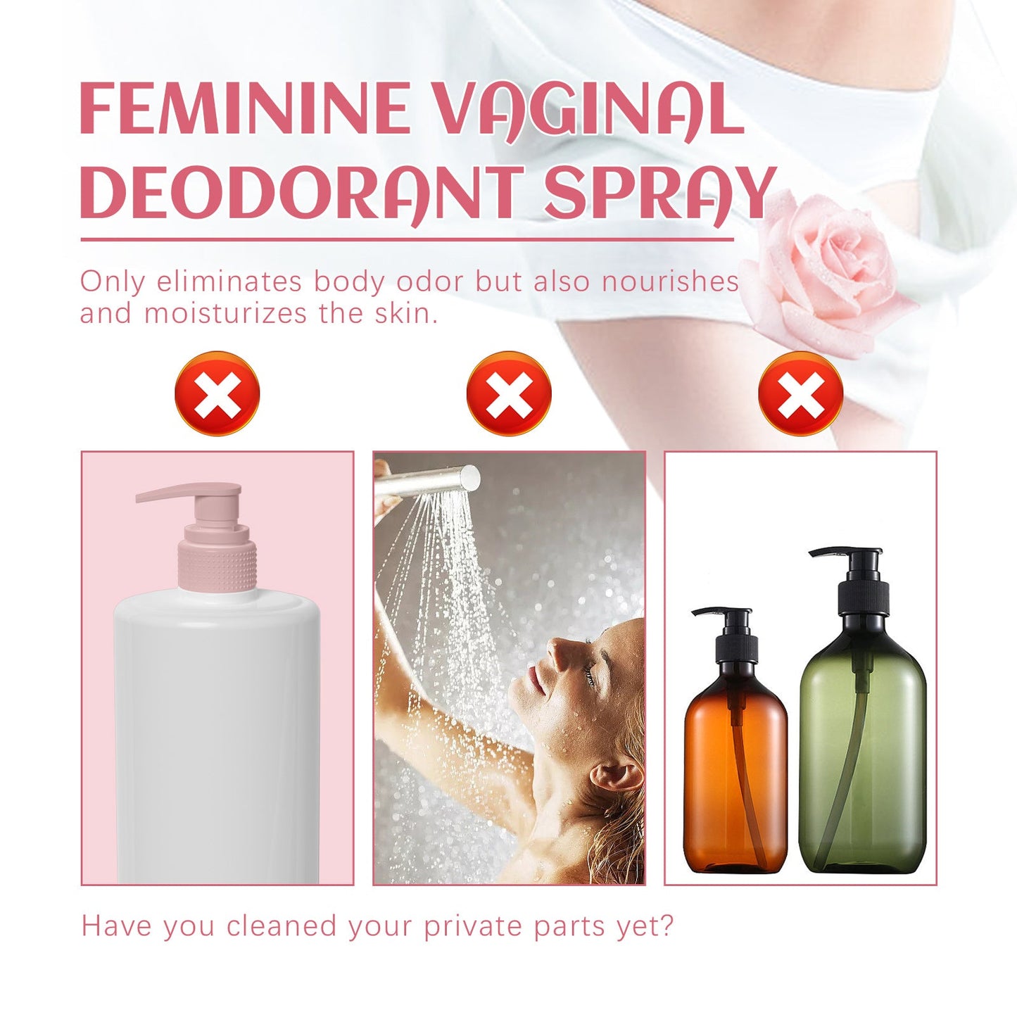 Spray Corporal Femenino Suave para la Frescura