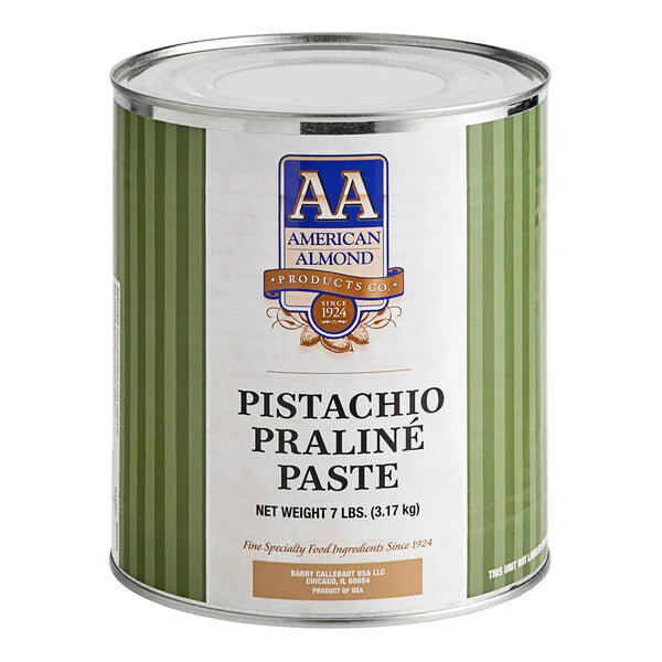 American Almond Pistachio Praline Paste, 7 lb. Can