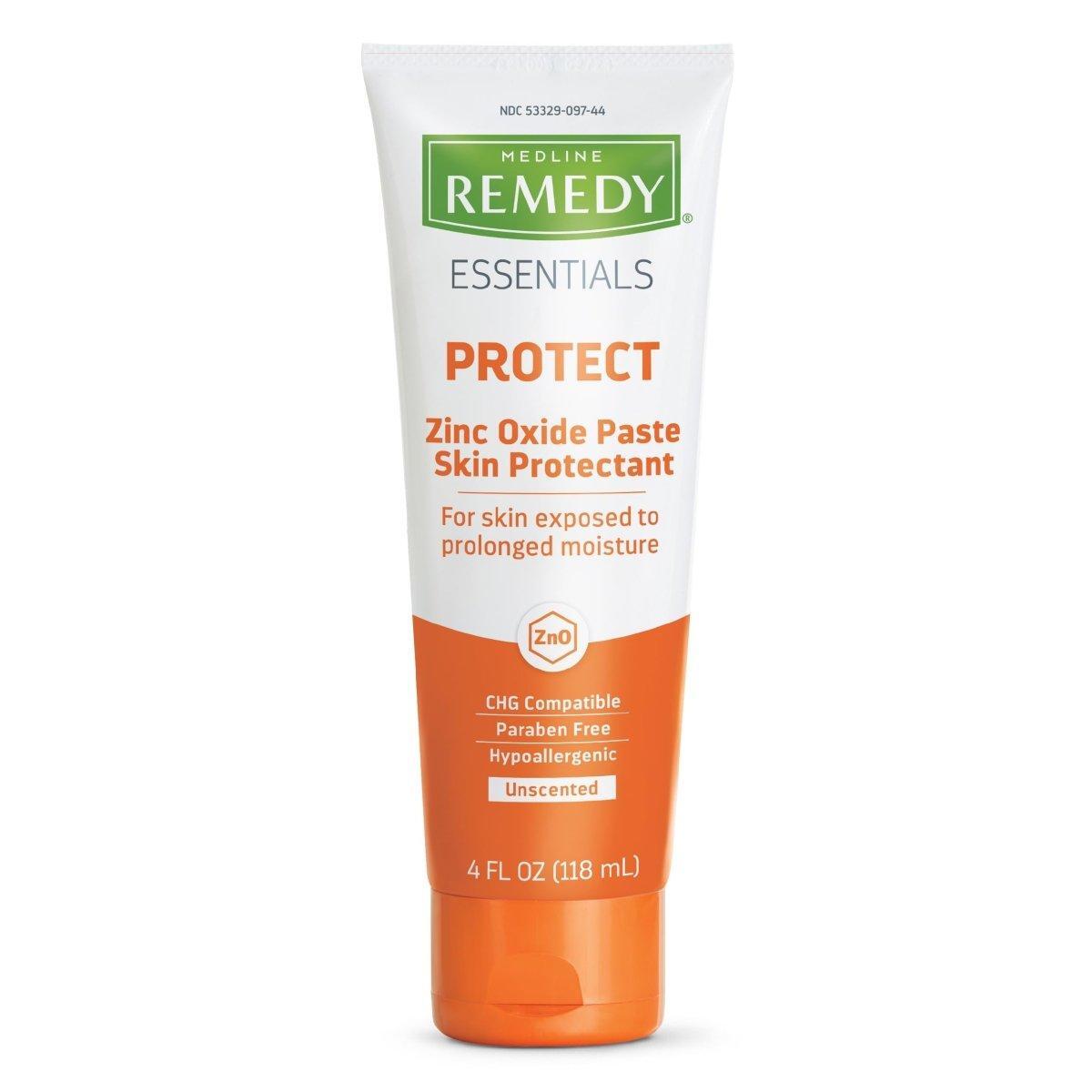 Pâte protectrice pour la peau au zinc Medline Remedy Essentials, 4 oz