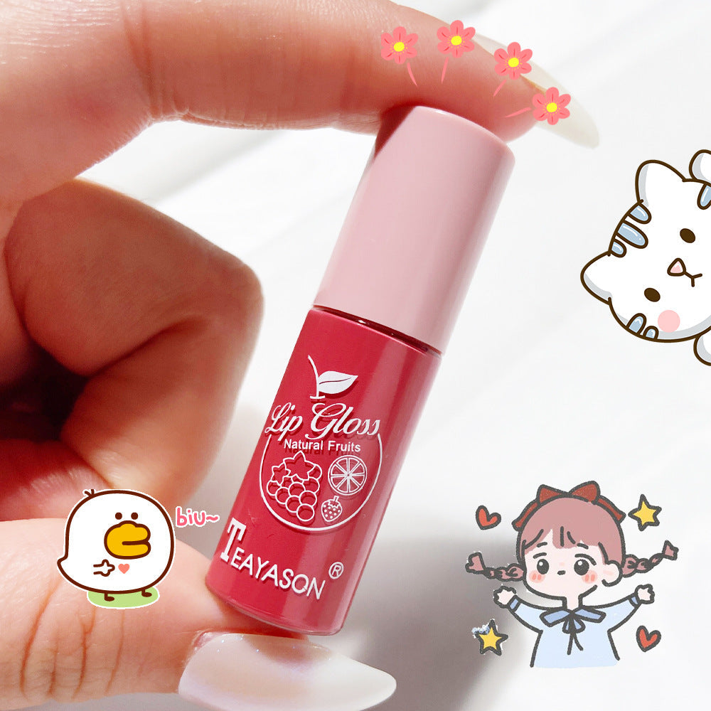 Dudu Lip Gloss Colorless Transparent Lip Gloss Bright Crystal Lip Gloss Glass Lip Fine Glitter Pearl With Shiny Jelly Color - Korvel