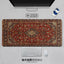 Large Persian Mouse Pad Office Carpet MousePad Natural Rubber Lockedge Anti Slip Desk Mat Laptop Office Game Accessories Pad - Korvel