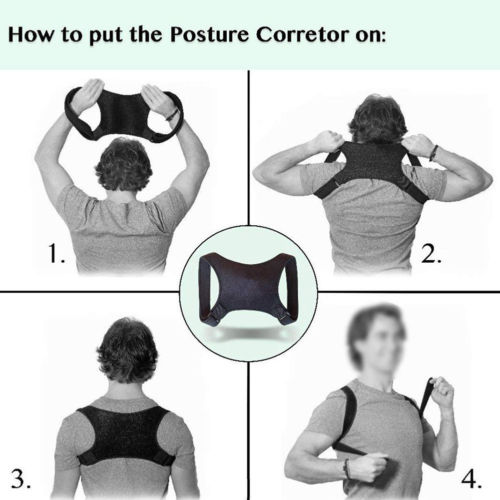 New Spine Posture Corrector Protection Back Shoulder Posture Correction Band Humpback Back Pain Relief Corrector Brace - Korvel