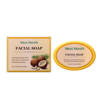 Cleansing Soap, Moisturizing, Gentle, Clean, Soft, Moisturizing, Refreshing, Oil-Control Hand-Made Cleansing Soap - Korvel