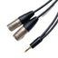 Premium 3.5mm to Dual XLR Audio Cable