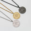 Stainless Steel Seven Angels Magic Circle Pendant Necklace