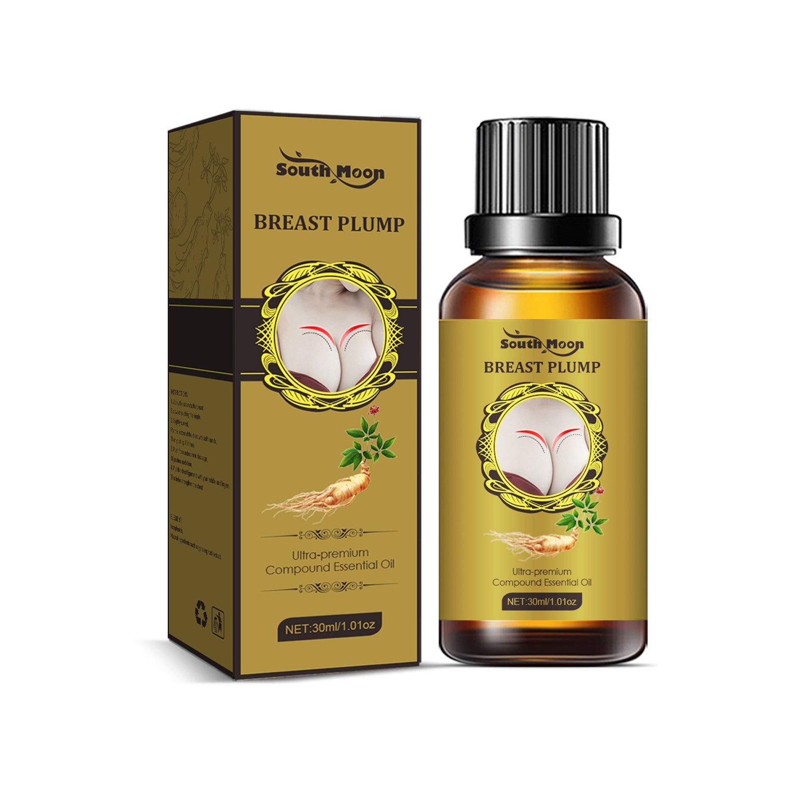 Chest Essential Oil Volumizing Milk Lift Relaxant Chest Full Firming Care Essential Oil - Korvel