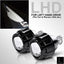 RACBOX 2Pcs 2.5 Inch Universal Bi Xenon HID Projector Lens Silver Black Shroud H1 Xenon LED Bulb H4 H7 Motorcycle Car Headlight - Korvel
