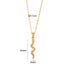 Spirit Snake Pendant Retro Style Personalized Necklace Women's Stainless Steel Gold Plated - Korvel