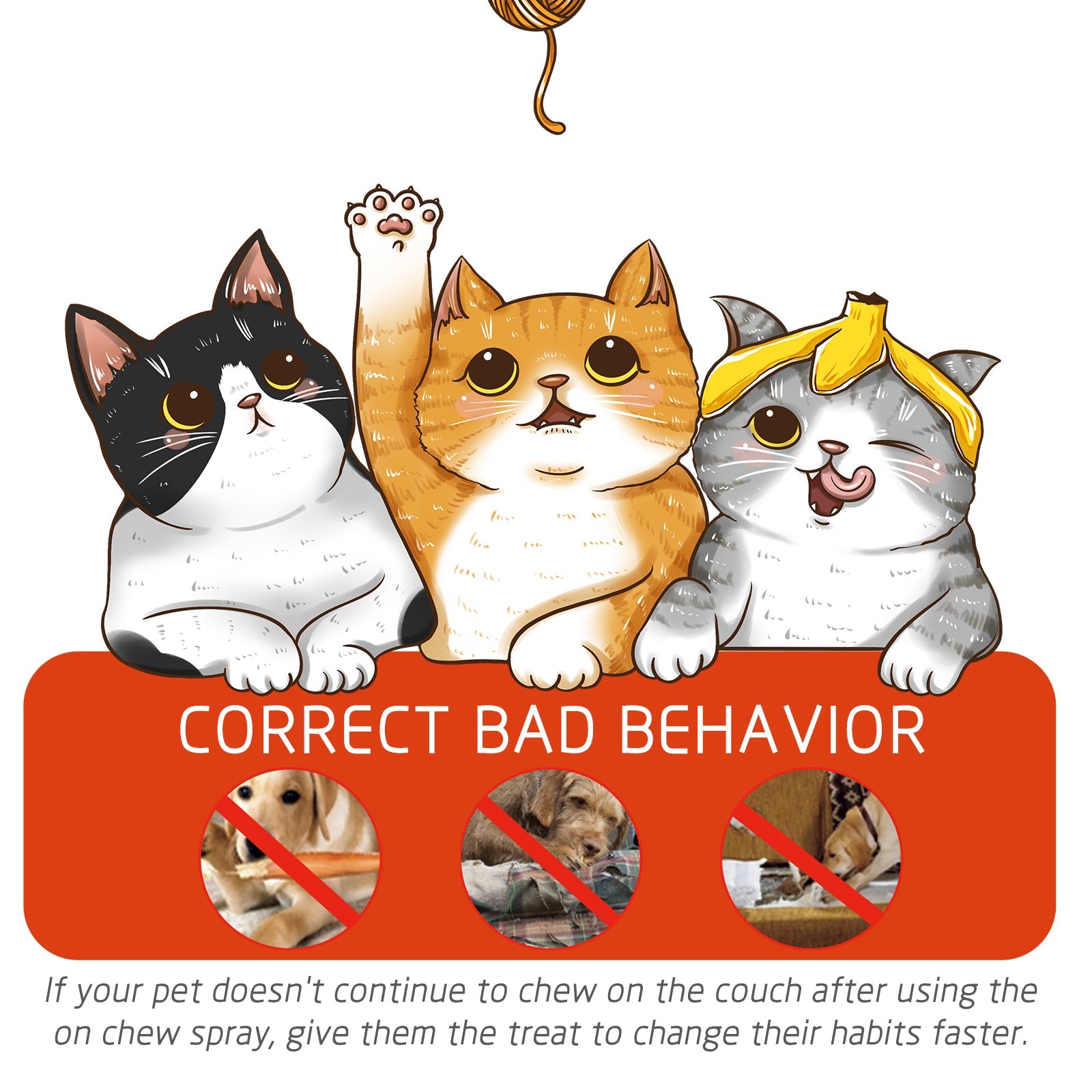 Pet Anti-Chew Spray Pet Behavior Modification Anti-Bite Scratching Spray For Cats And Dogs - Korvel