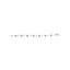 Bracelet en or blanc 10K avec diamants champagne et blancs de 4,0 Cttw - 7 pouces
